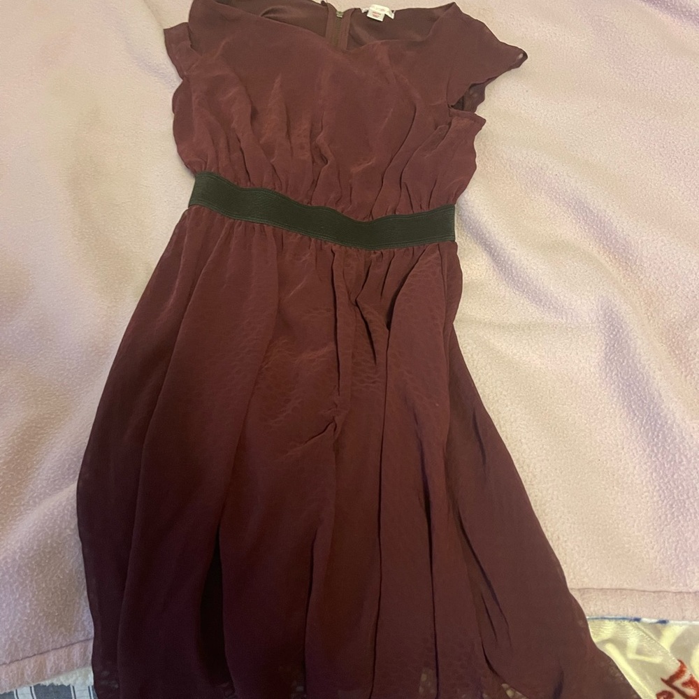 Burgundy Dress